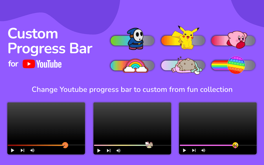 Custom Progress Bar for YouTube™